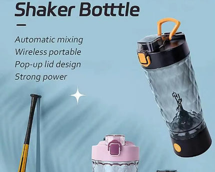 650Ml Electric Protein Powder Mixing Cup Automatic Shaker Bottle Mixer Shake Bottle Milk Coffee Blender Kettle Fro Gym Outdoor
