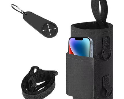 Magnetic Gym Water Bottle Bag Non Slip Magnetic Gym Sling Bag Portable Magnetic Water Bottle Carrier Holder for Gym Accessories